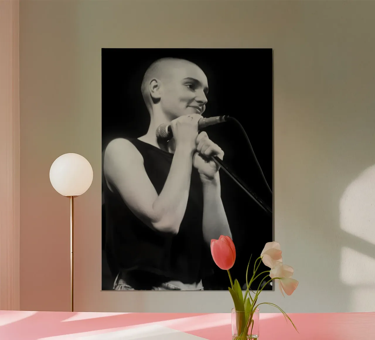 Sinead O'Connor alluminio dibond da Music Vibes