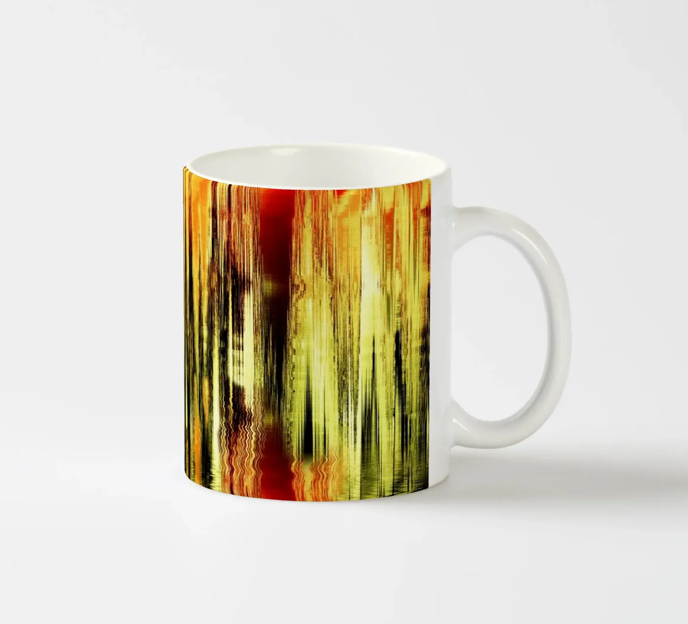 Abstract ceramic mug by Atteloi Art