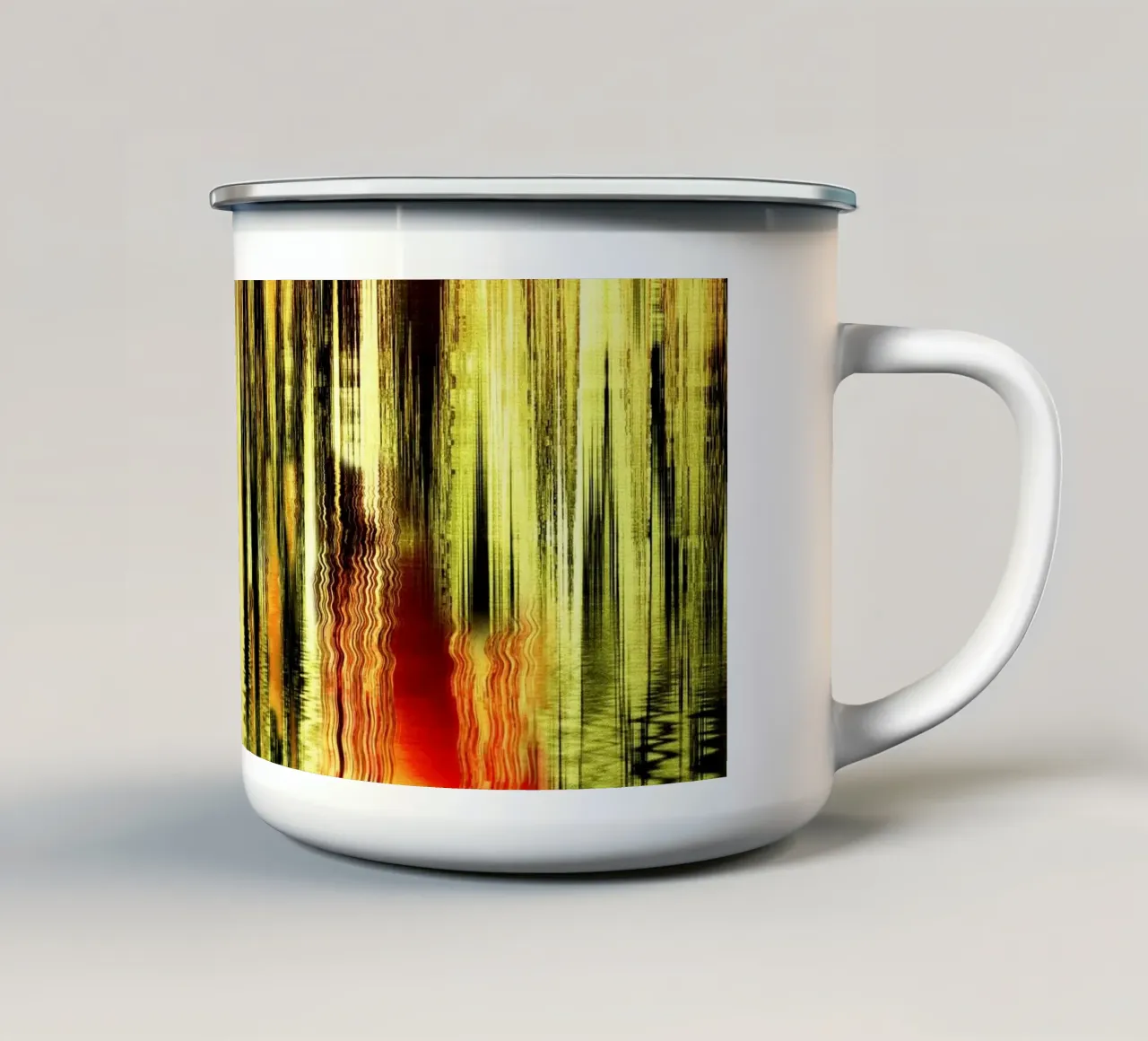 Astratto tazza in smalto da Atteloi