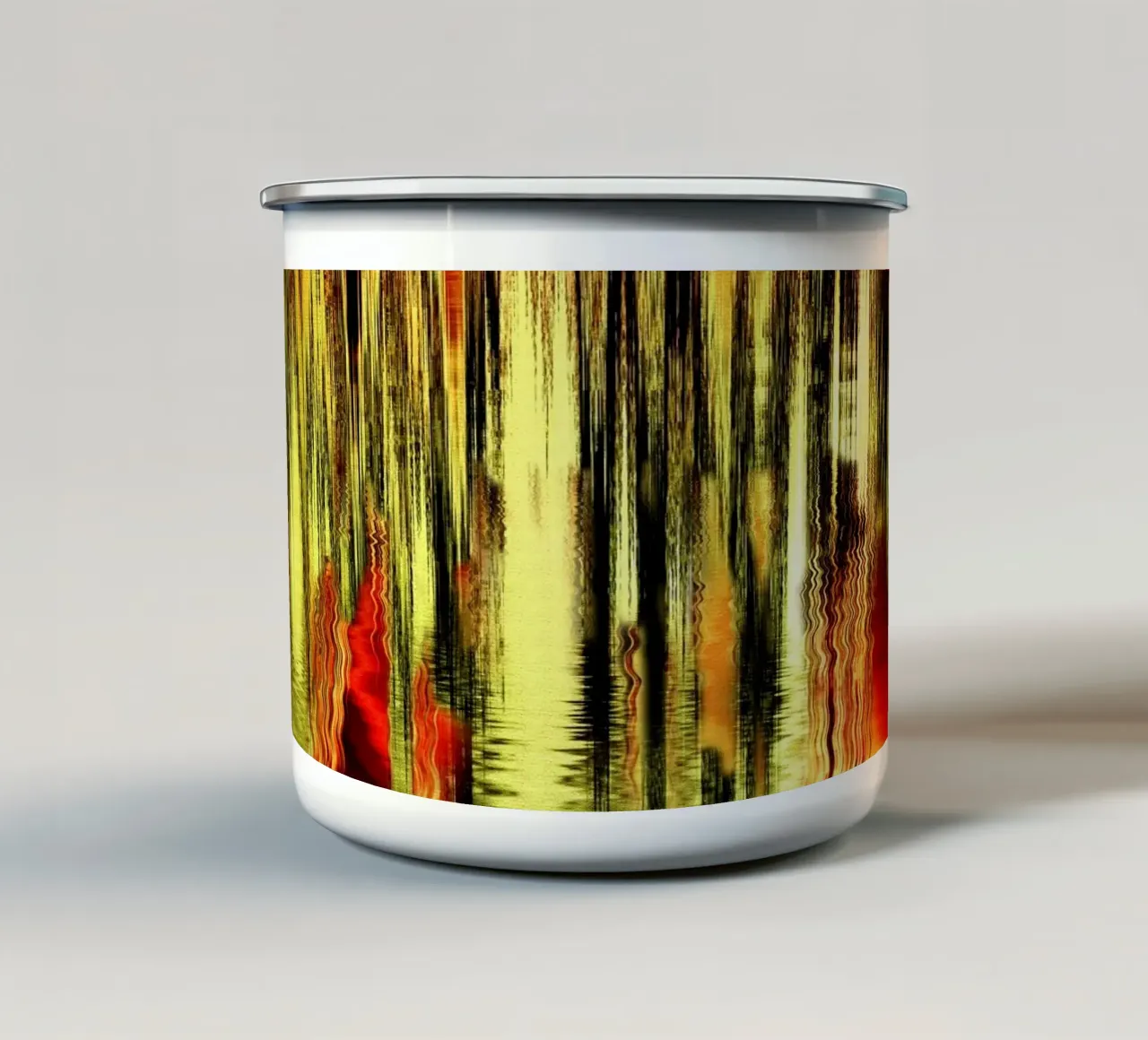 Astratto tazza in smalto da Atteloi