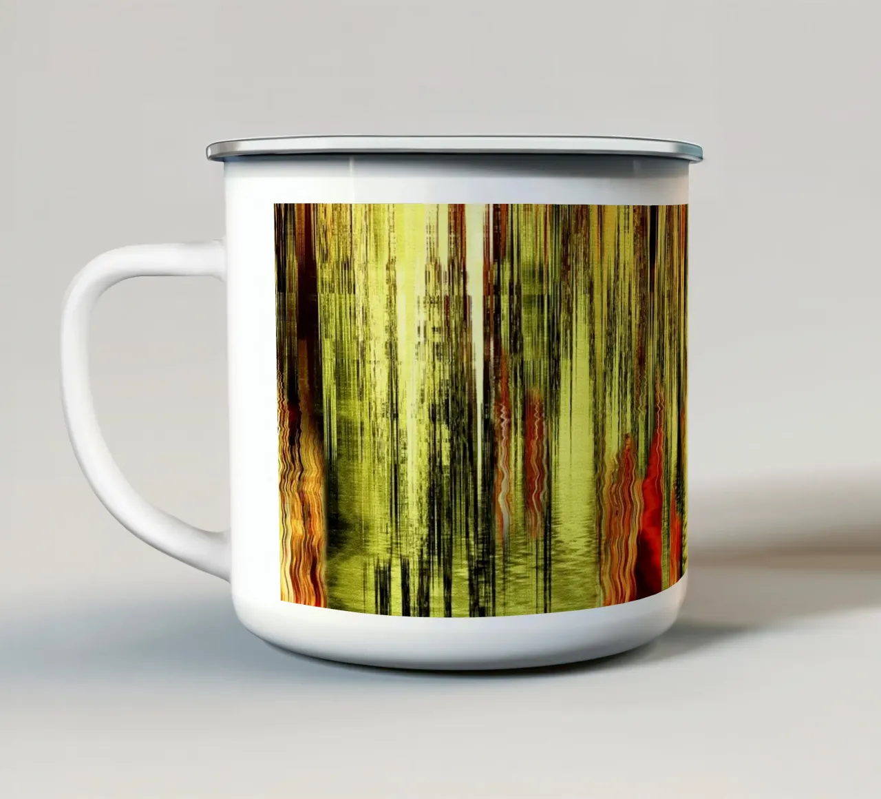 Astratto tazza in smalto da Atteloi