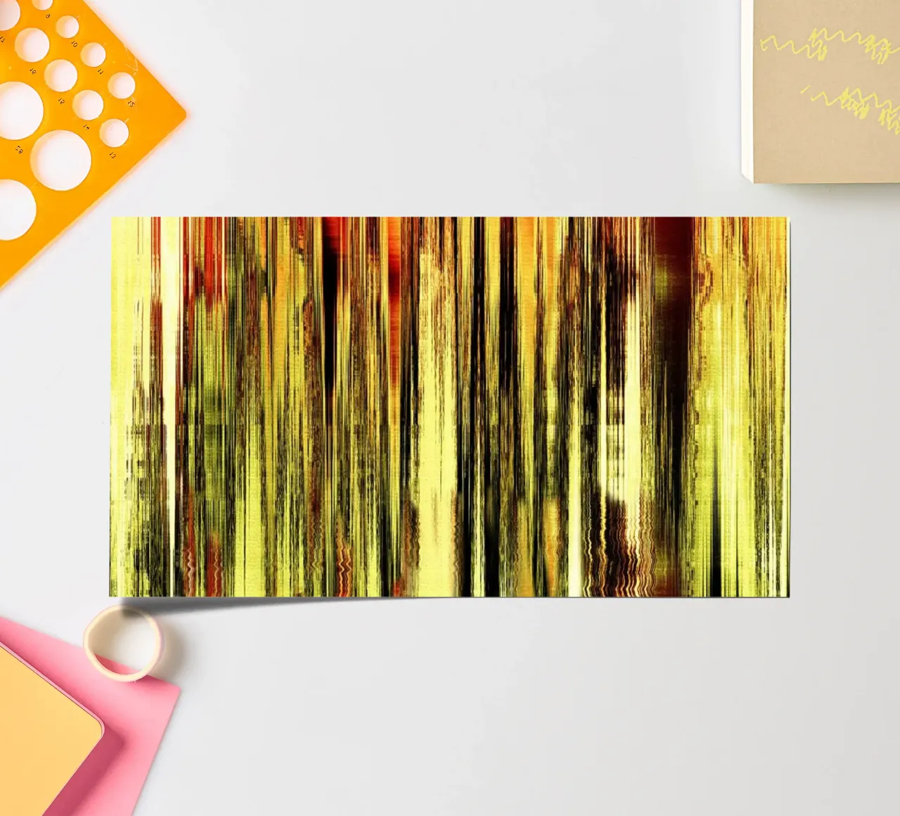 Abstract sticker sheet by Atteloi Art