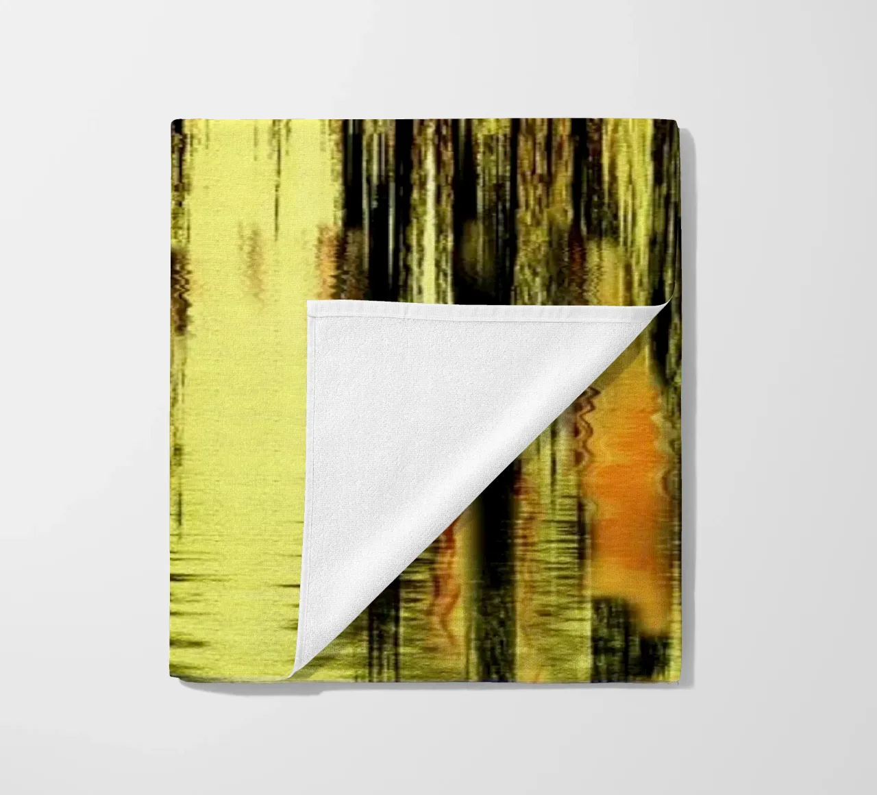 Abstract beach towel by Atteloi Art