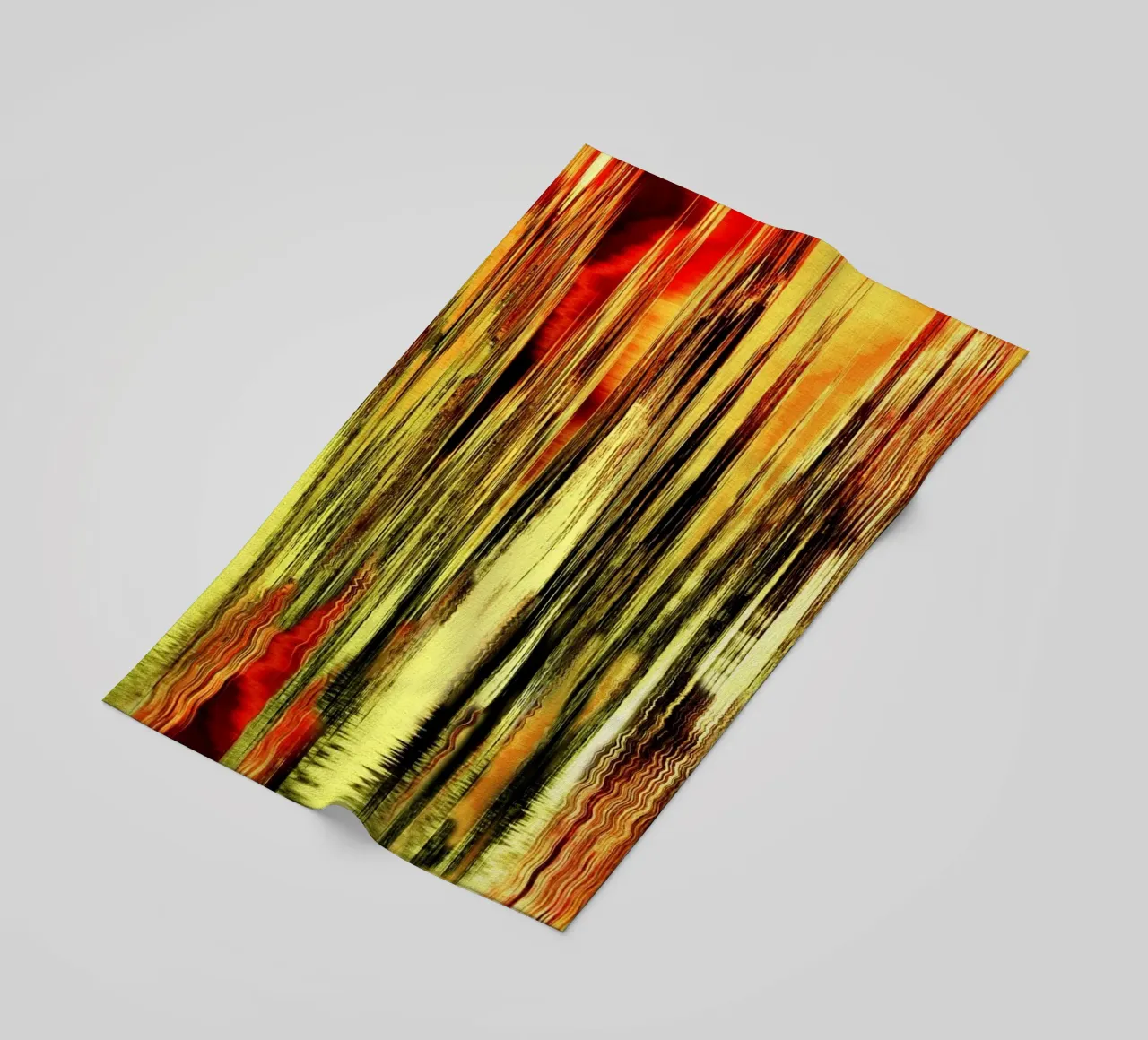 Abstract beach towel by Atteloi Art