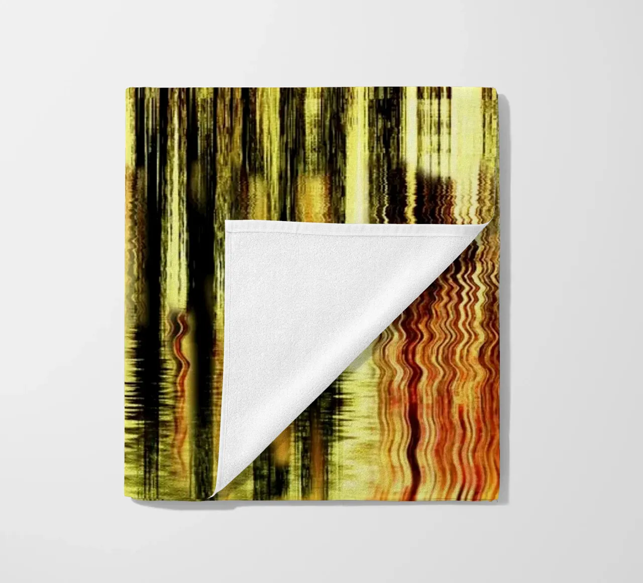 Abstract beach towel by Atteloi Art