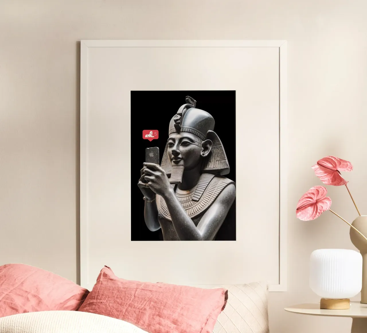 Chill Ramses poster con telaio in plastica da Dikhotomy