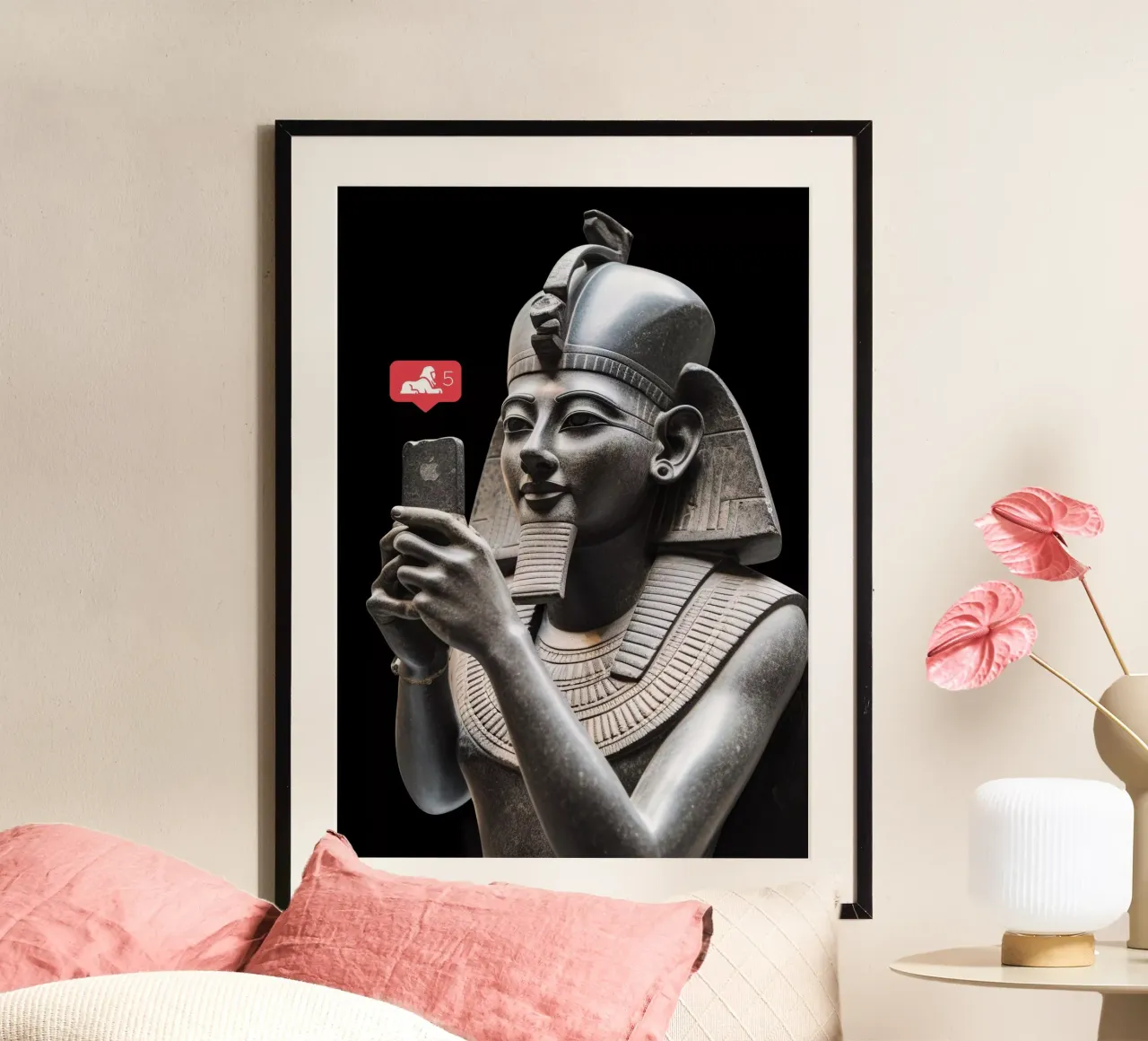 Chill Ramses poster con telaio in plastica da Dikhotomy