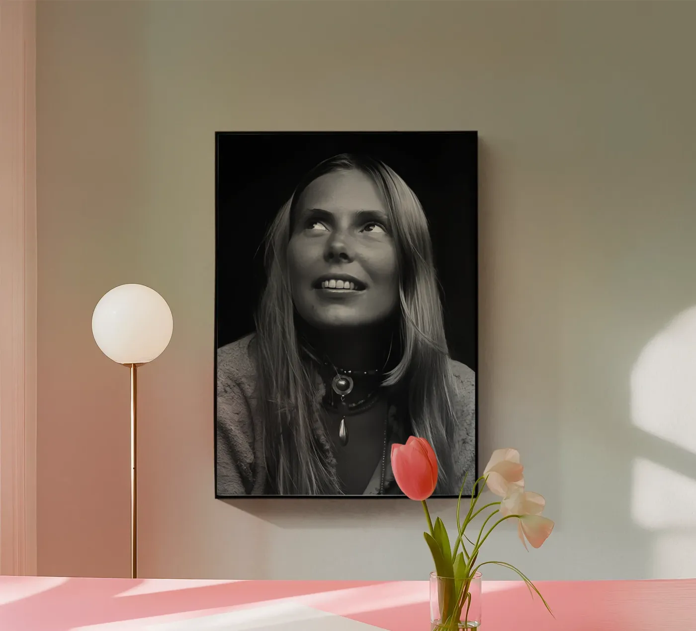 Joni Mitchell plexiglass da Music Vibes