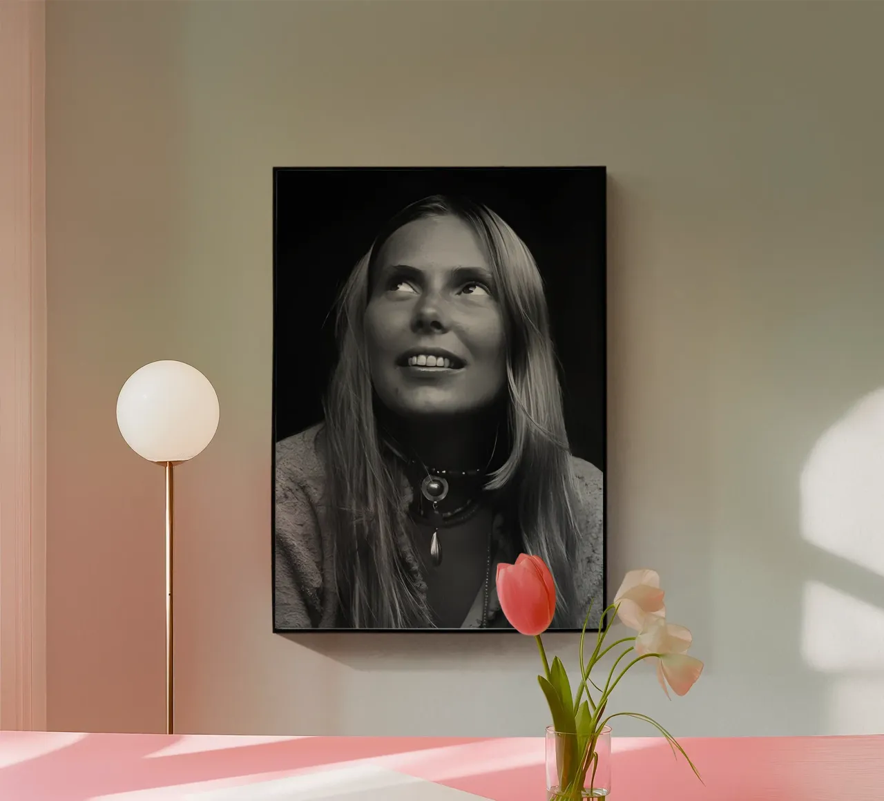 Joni Mitchell plexiglass da Music Vibes