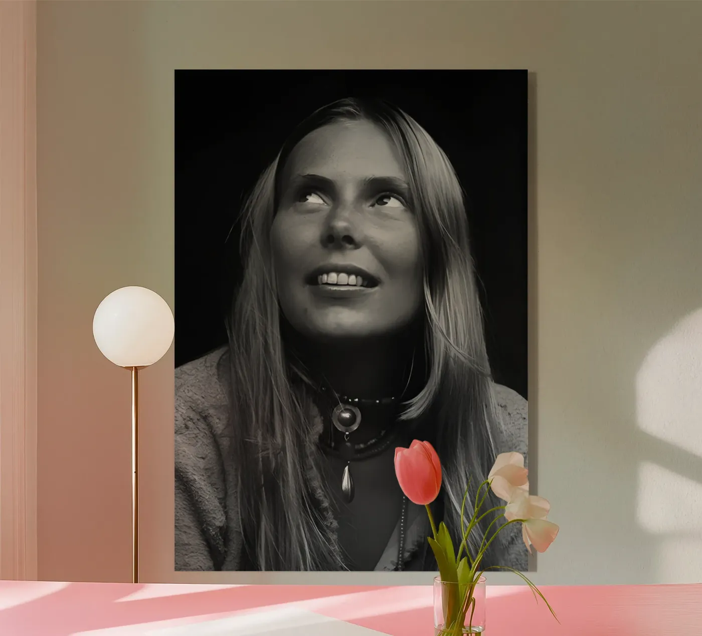 Joni Mitchell plexiglass da Music Vibes