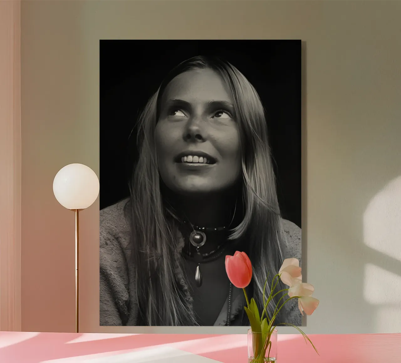 Joni Mitchell plexiglass da Music Vibes