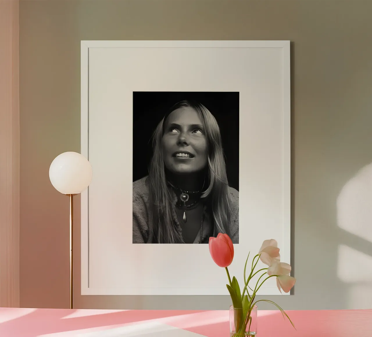 Joni Mitchell poster by Music Vibes
