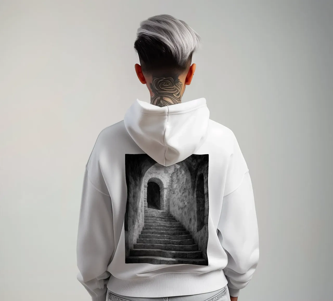 scale in pietra felpa con cappuccio da BlogSawoo