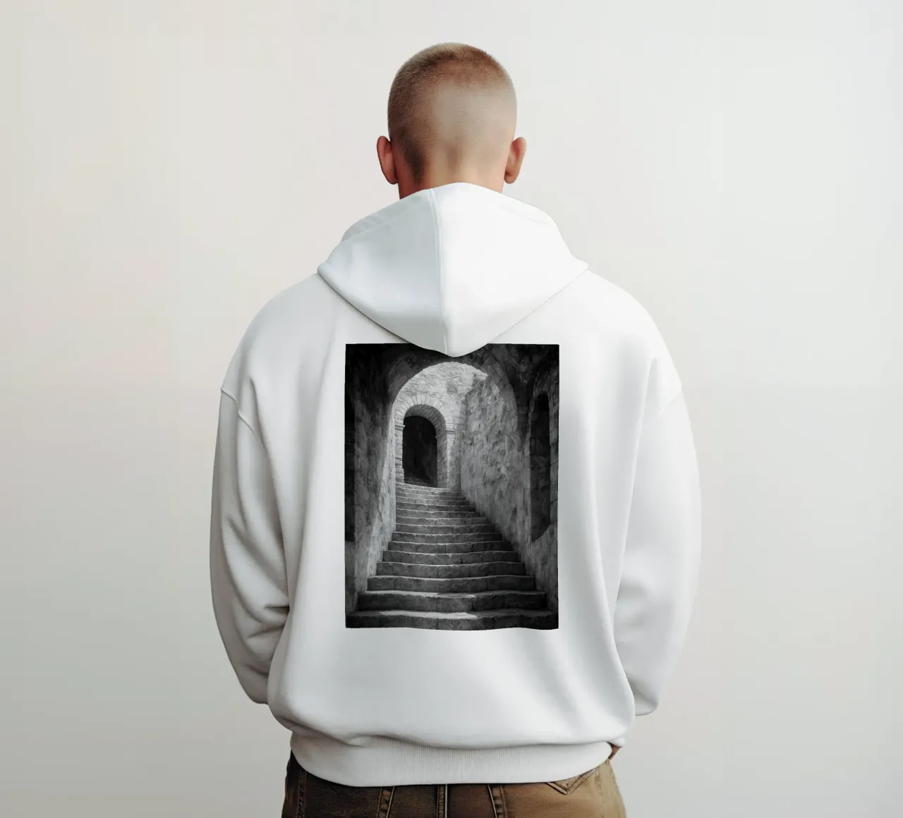 scale in pietra felpa con cappuccio da BlogSawoo