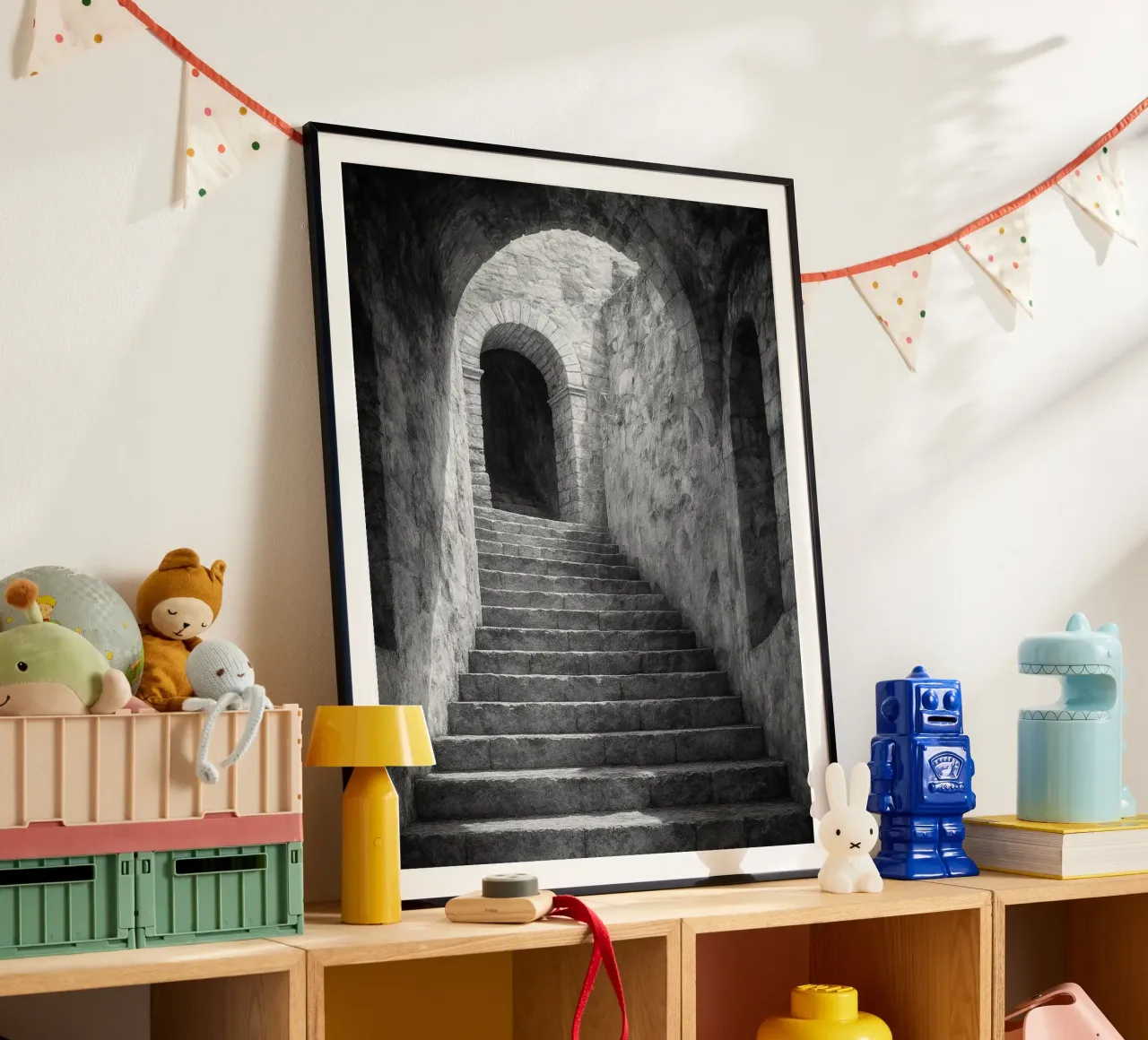 stenen trap poster van BlogSawoo