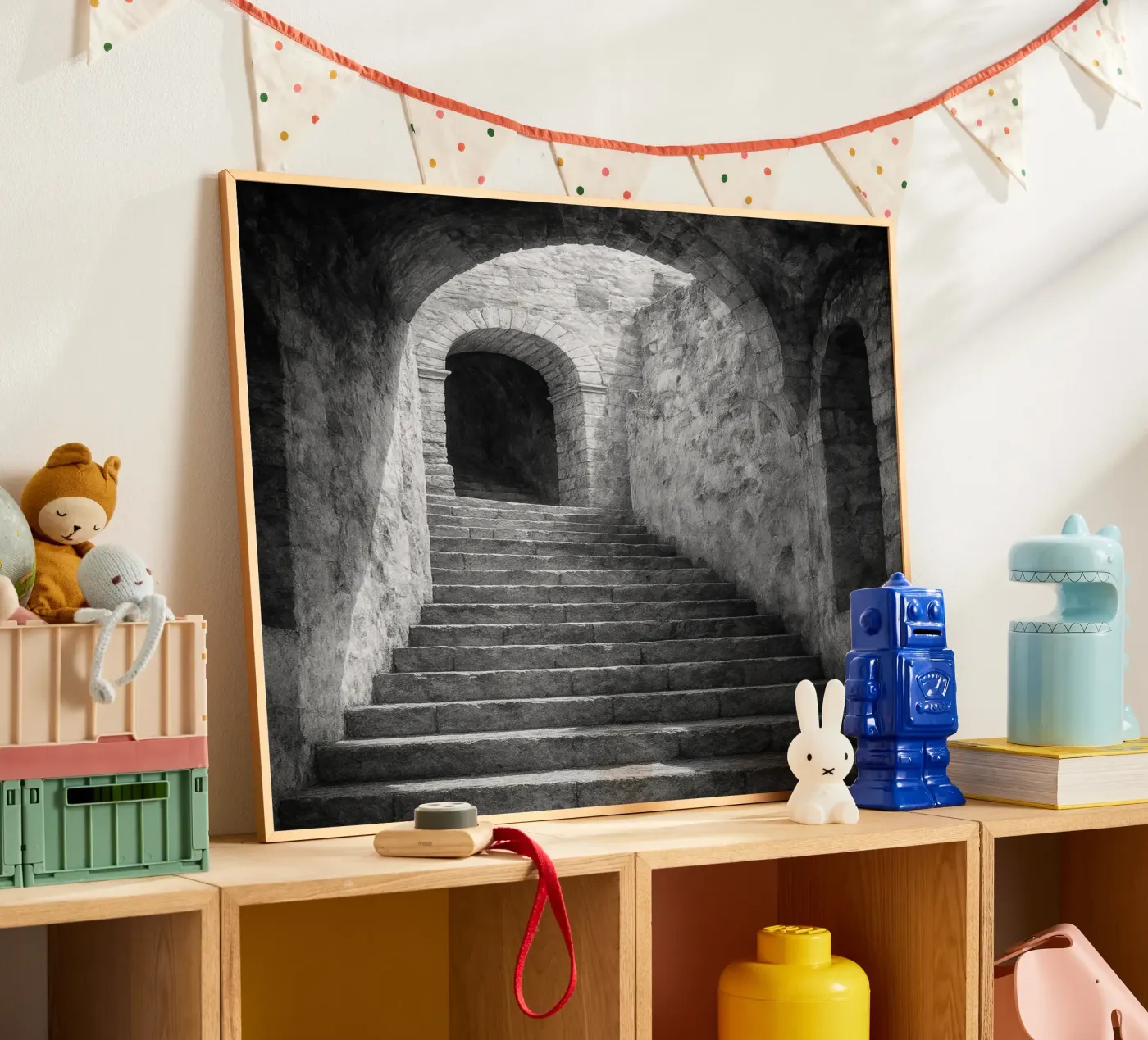 stone stairs poster van BlogSawoo