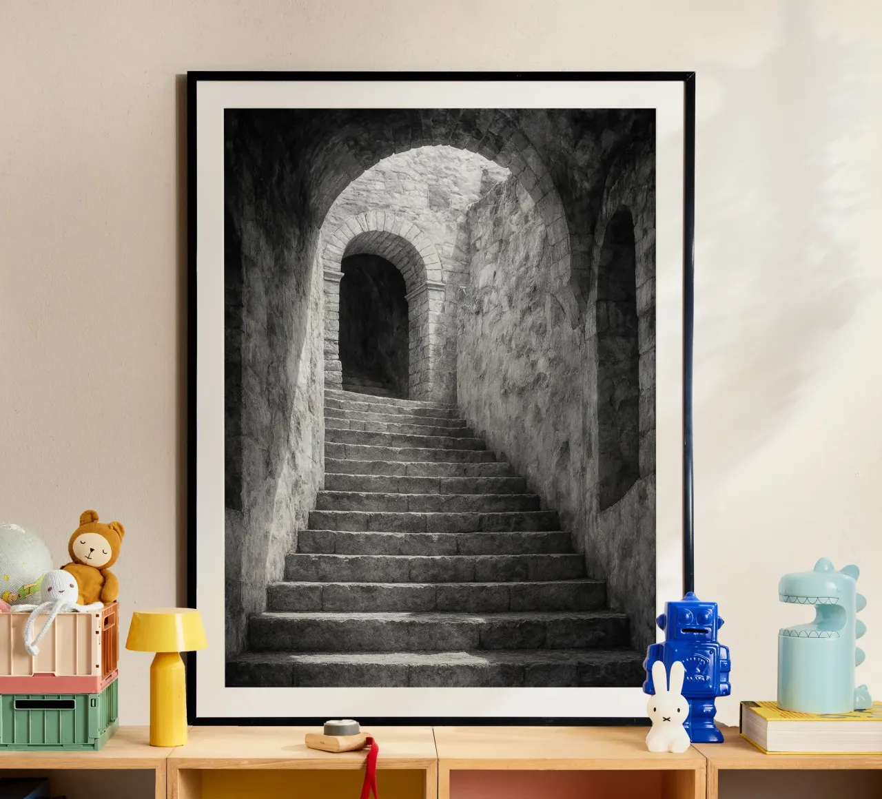 stenen trap poster van BlogSawoo