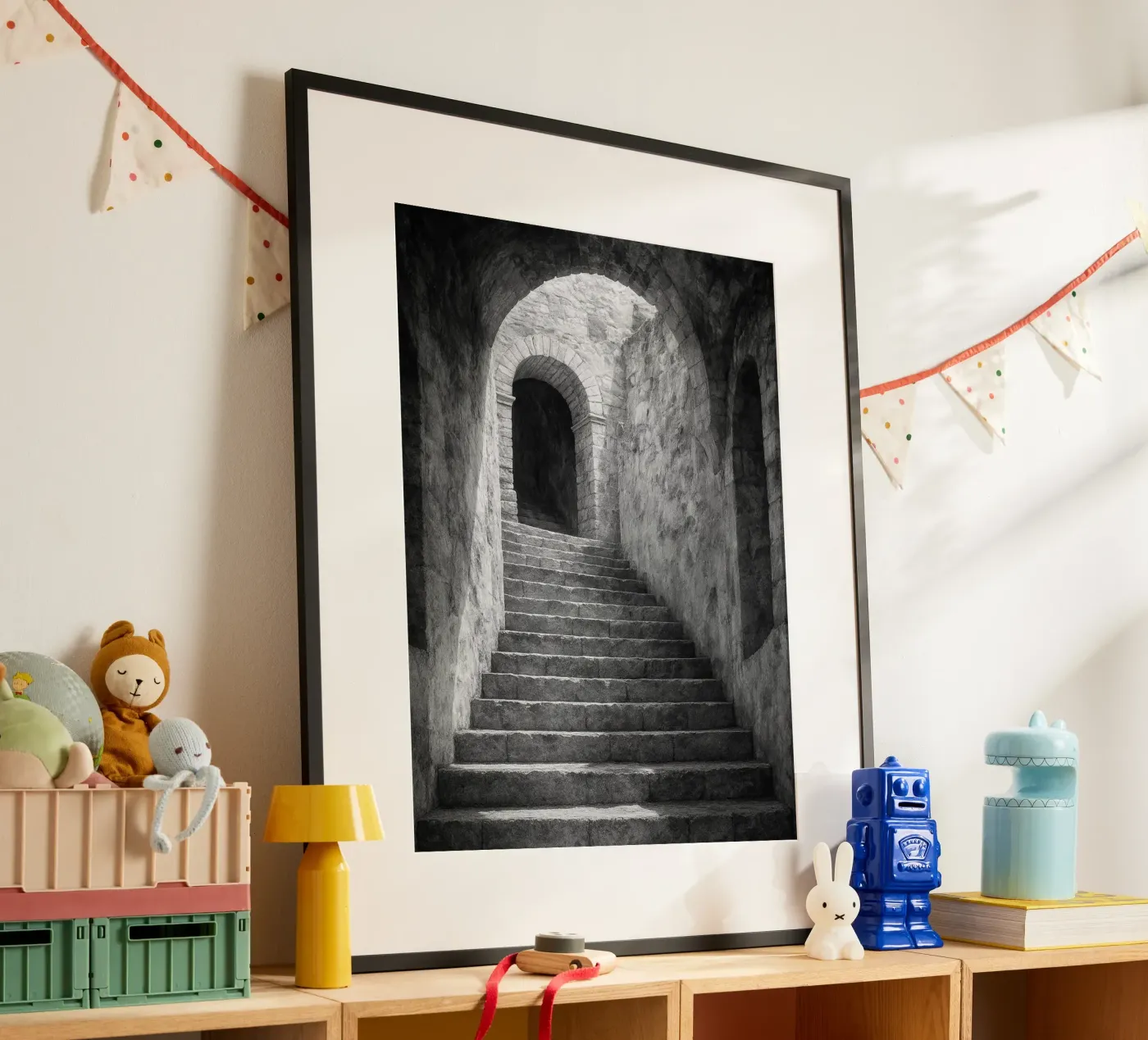 stone stairs poster van BlogSawoo