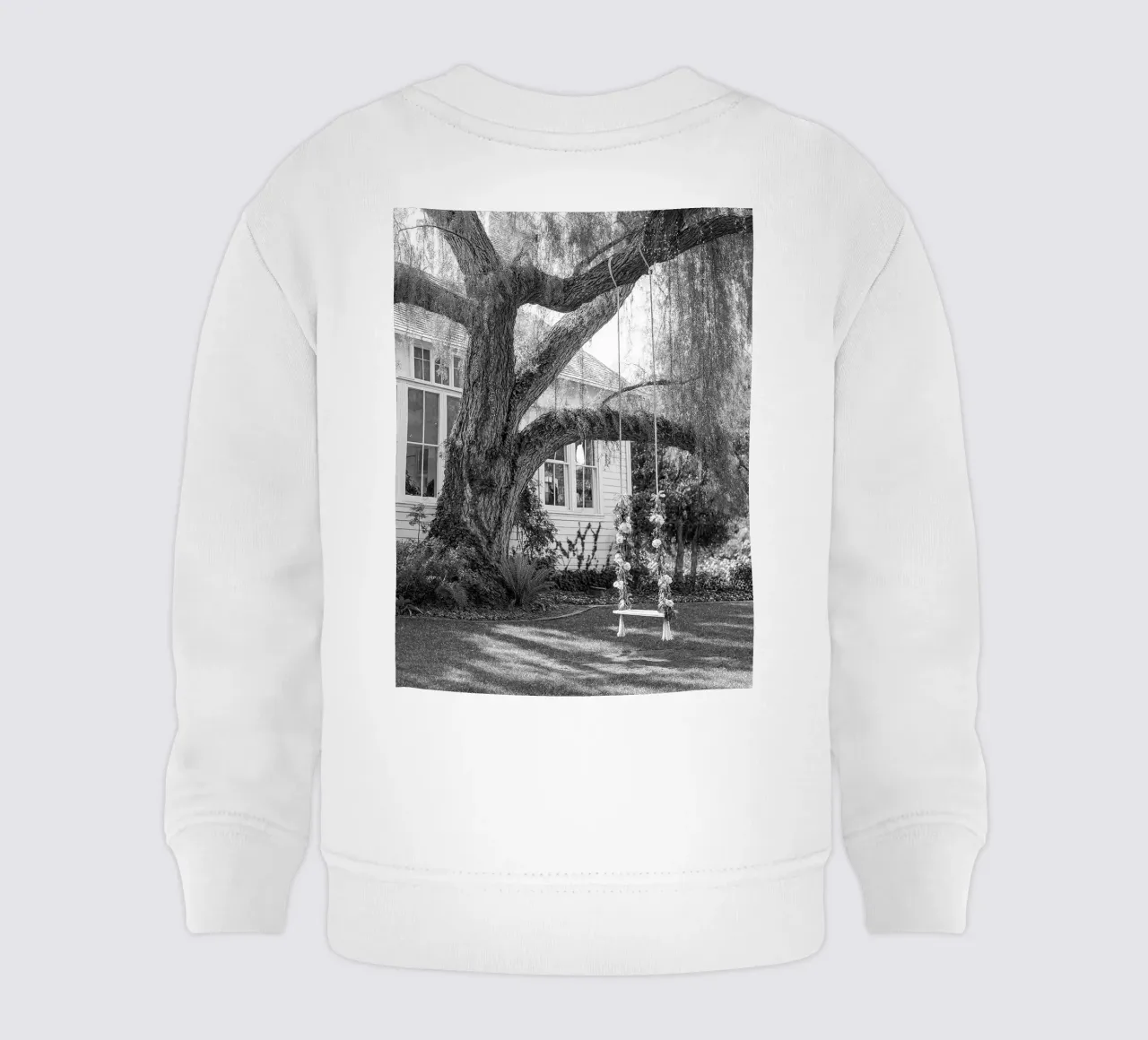 dondolare su un tronco d'albero felpa neonato da BlogSawoo