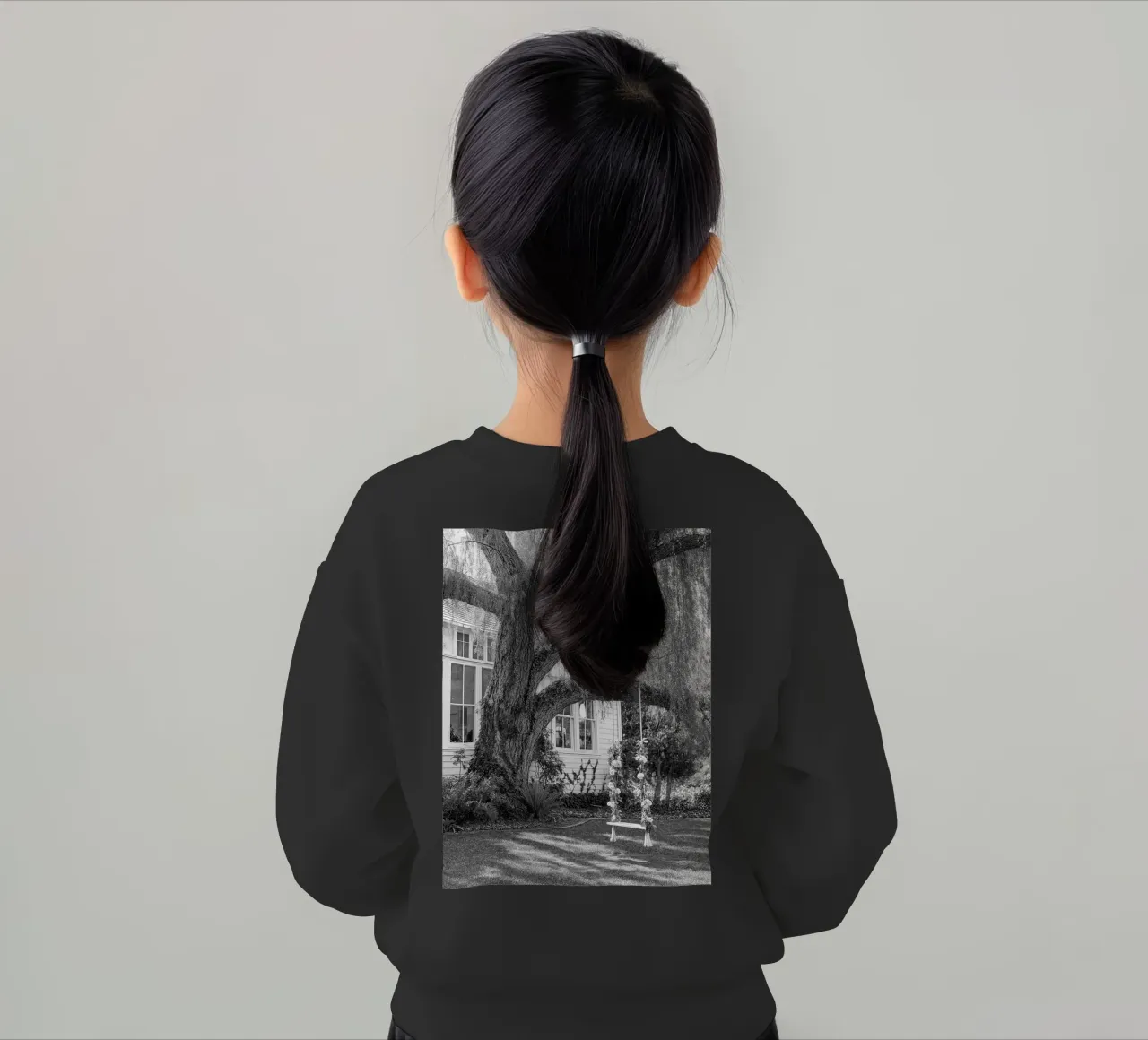 dondolare su un tronco d'albero felpa bambino da BlogSawoo