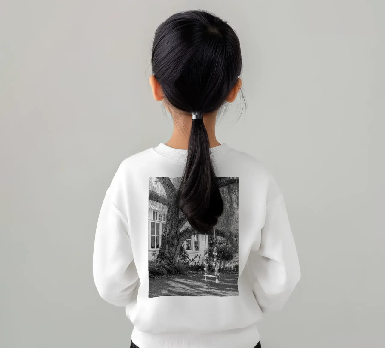 dondolare su un tronco d'albero felpa bambino da BlogSawoo