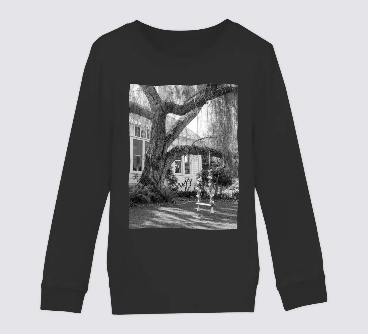 dondolare su un tronco d'albero felpa bambino da BlogSawoo