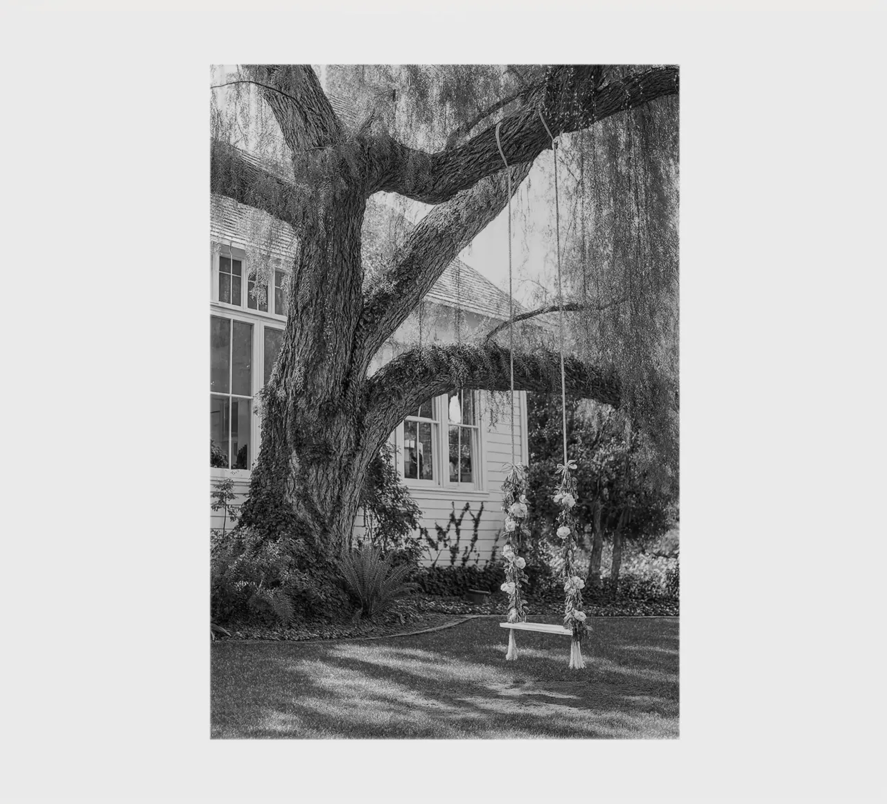 swing on a tree trunk notebook by BlogSawoo