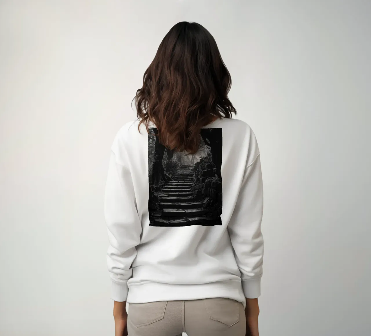 scala in pietra al bosco felpa da BlogSawoo