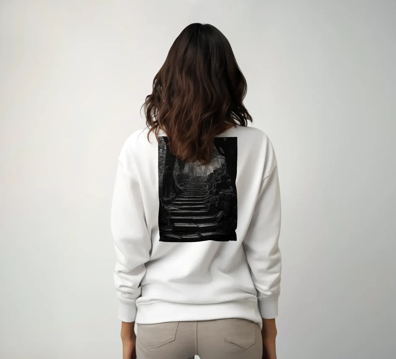 scala in pietra al bosco felpa da BlogSawoo