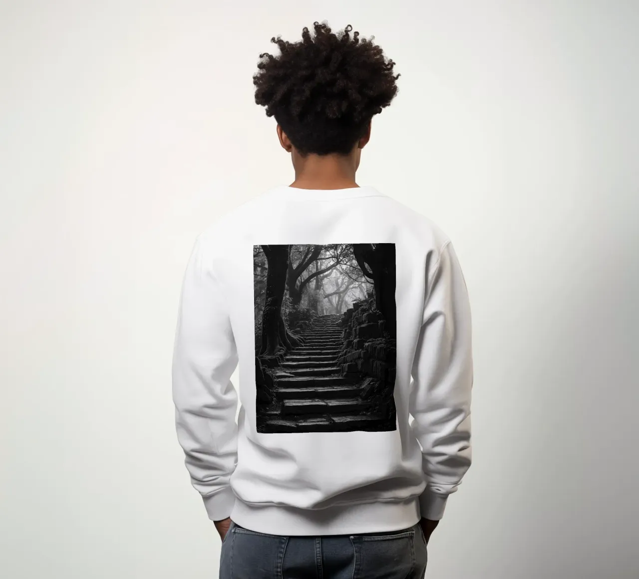 scala in pietra al bosco felpa da BlogSawoo