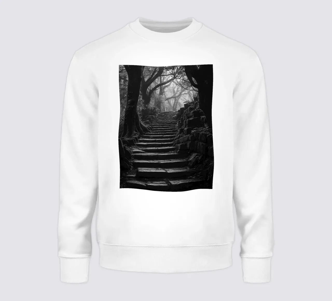 scala in pietra al bosco felpa da BlogSawoo