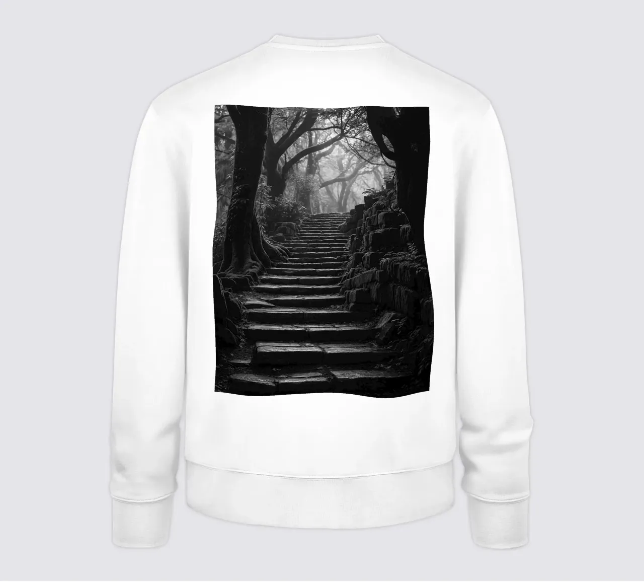 scala in pietra al bosco felpa da BlogSawoo