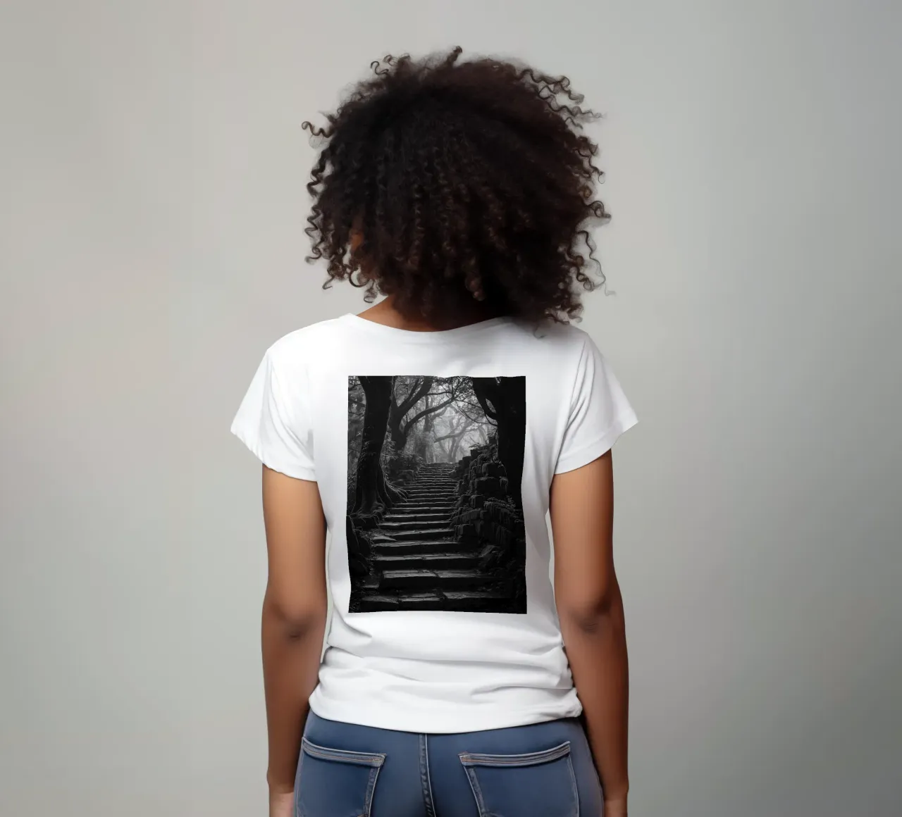 scala in pietra al bosco t-shirt da BlogSawoo