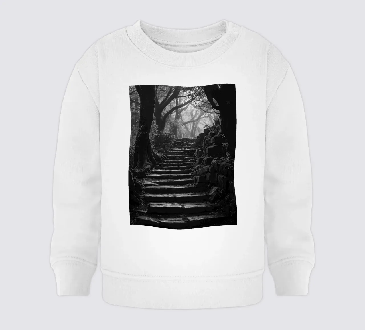 scala in pietra al bosco felpa neonato da BlogSawoo