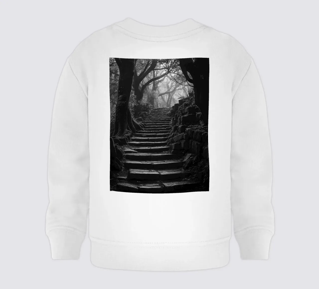 scala in pietra al bosco felpa neonato da BlogSawoo