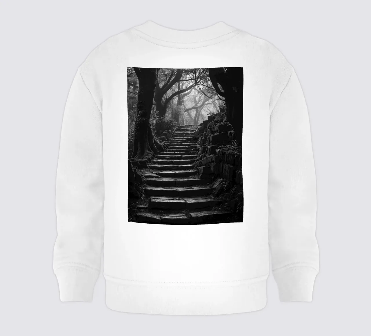 scala in pietra al bosco felpa neonato da BlogSawoo