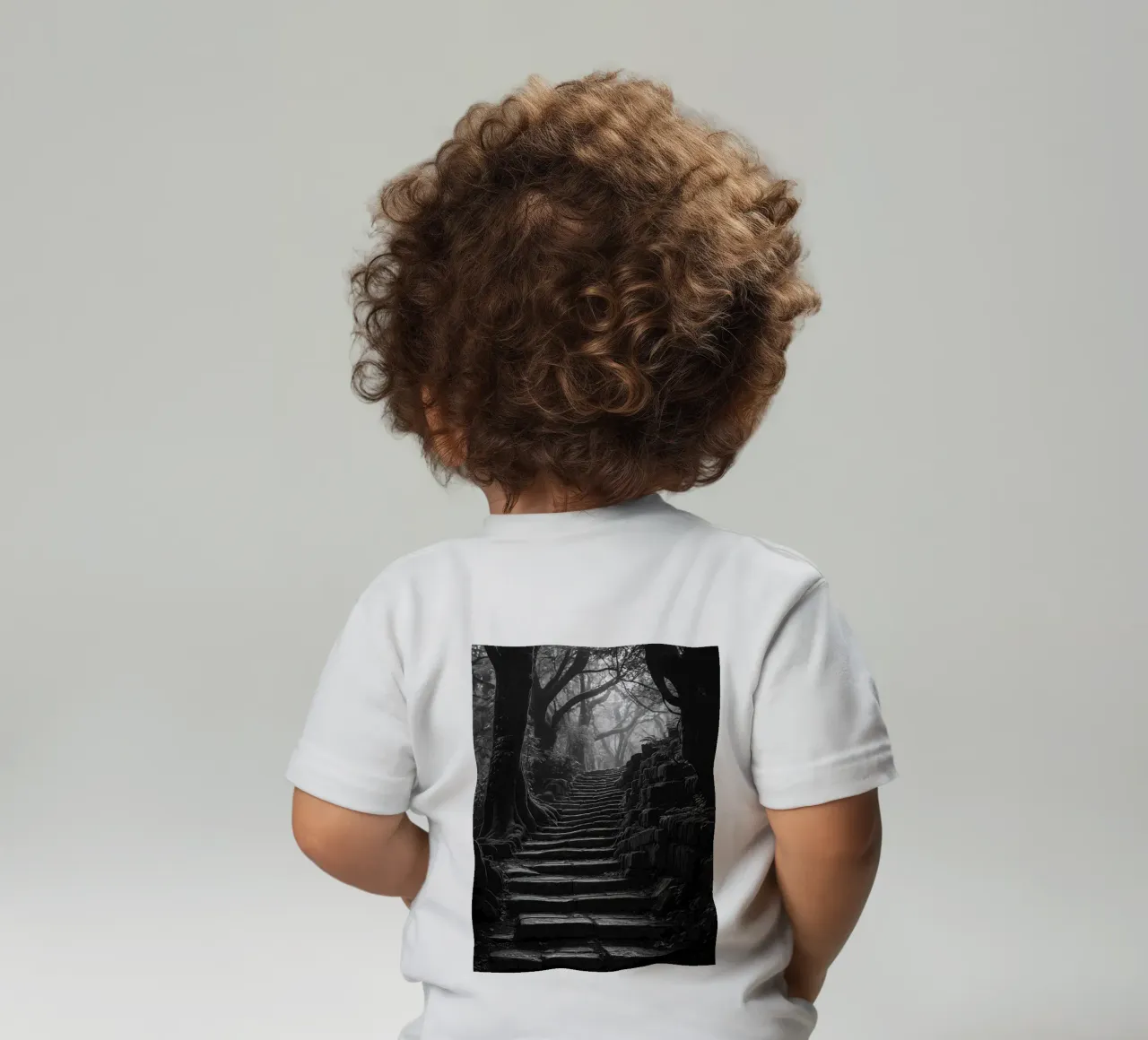 scala in pietra al bosco maglietta neonato da BlogSawoo