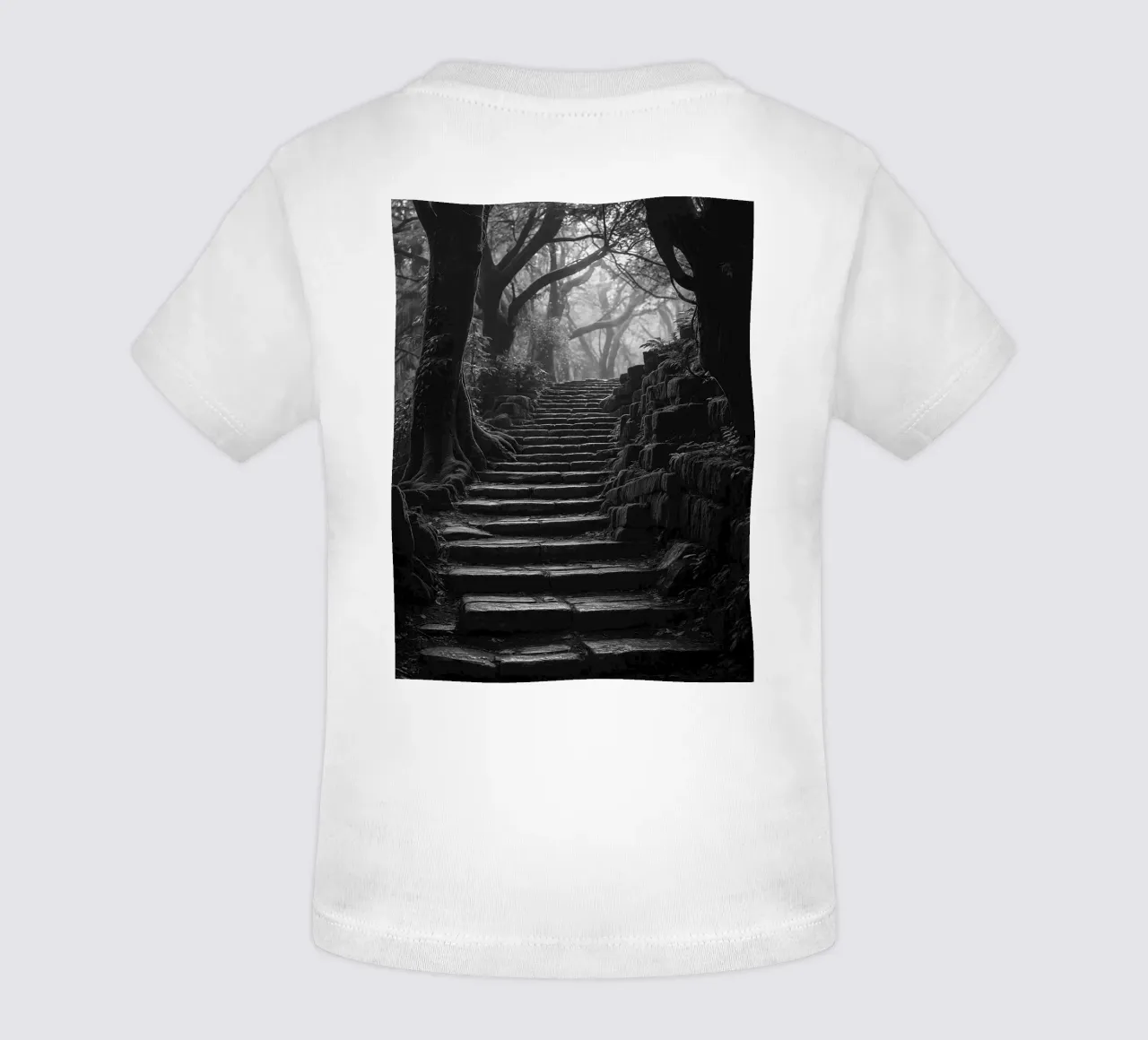 scala in pietra al bosco maglietta neonato da BlogSawoo