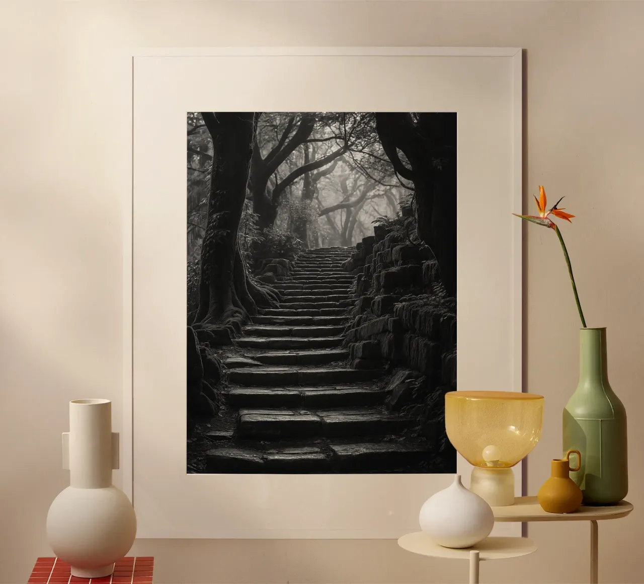 scala in pietra al bosco carta hahnemühle da BlogSawoo