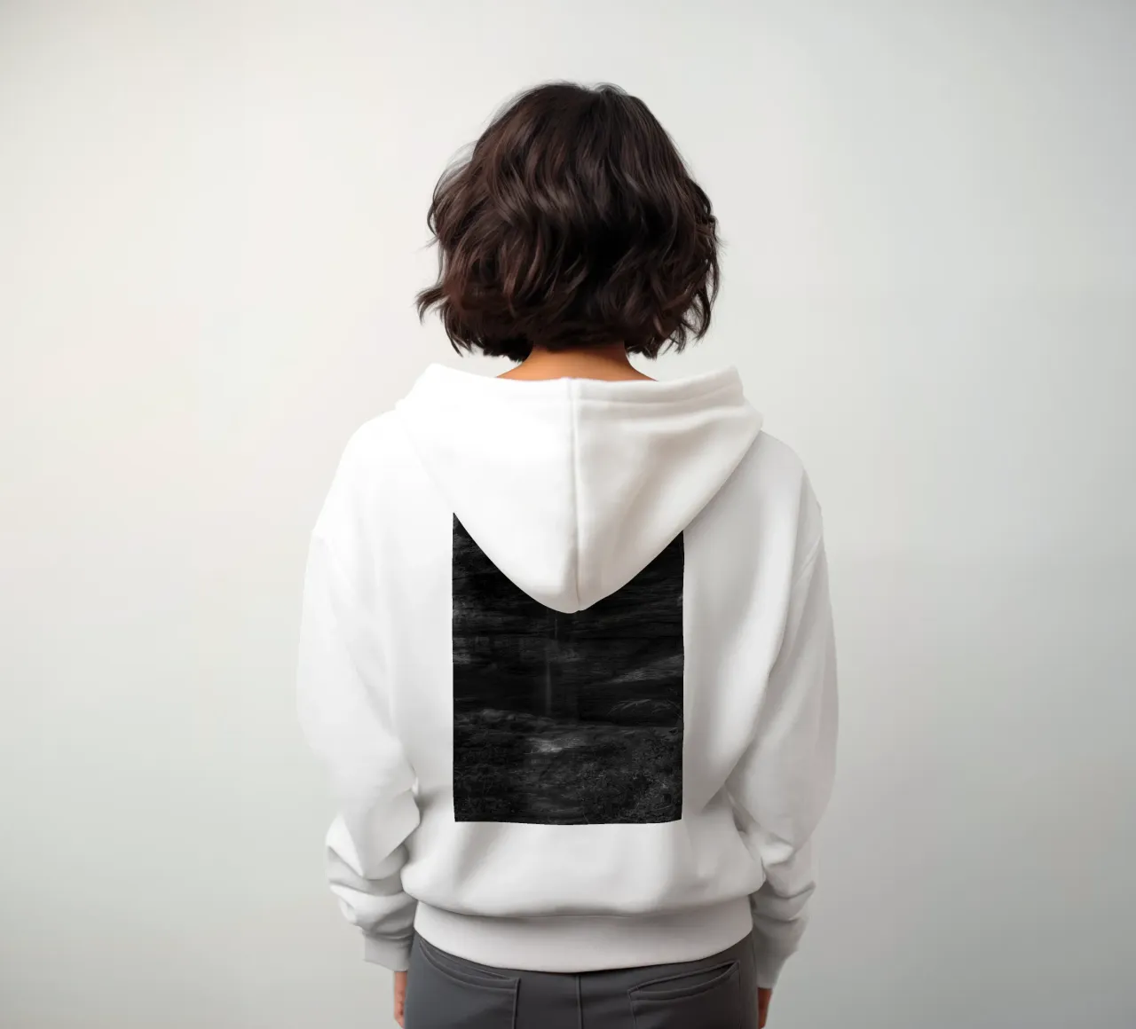 piccola cascata sulla roccia felpa con cappuccio da BlogSawoo