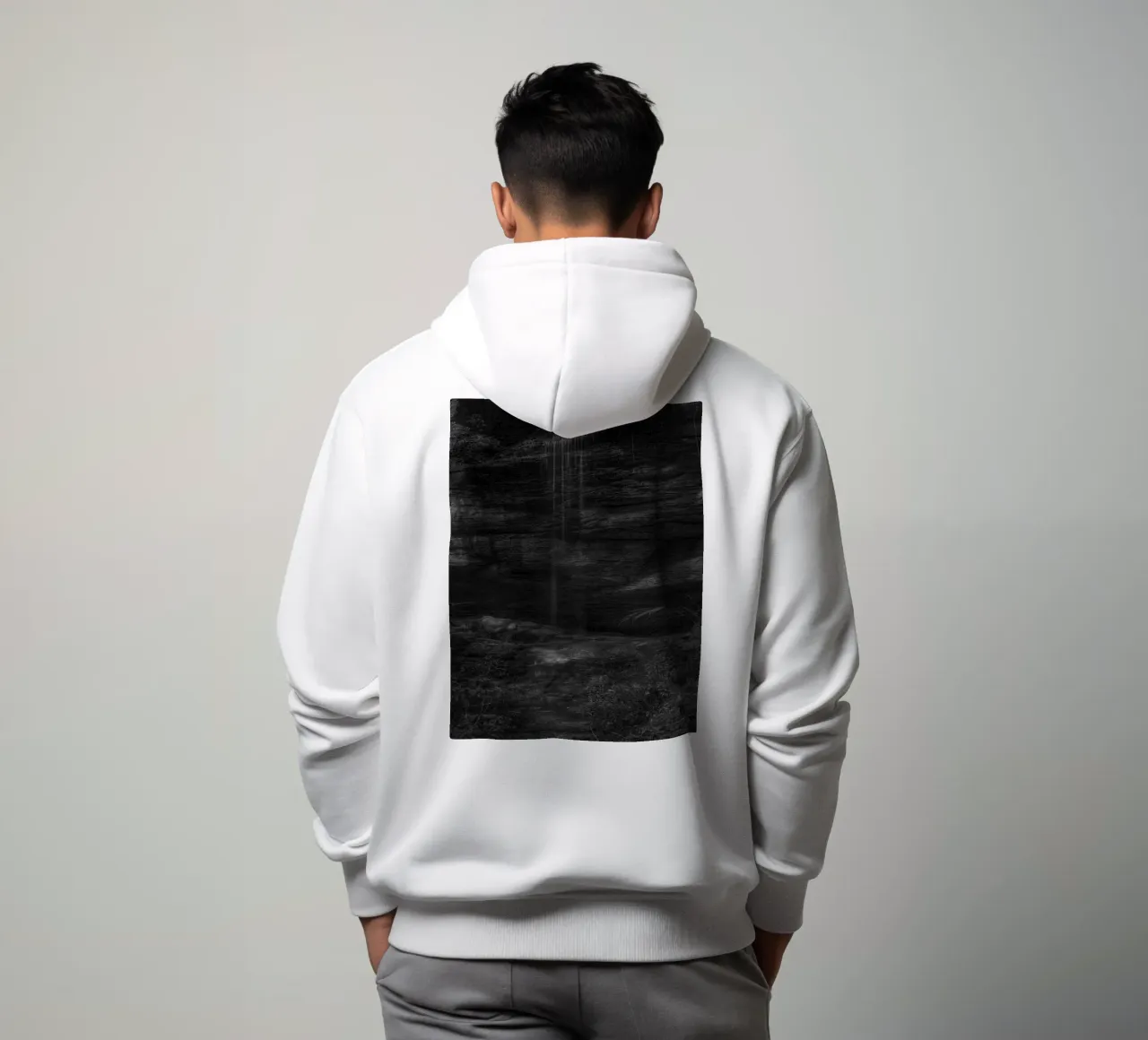 piccola cascata sulla roccia felpa con cappuccio da BlogSawoo