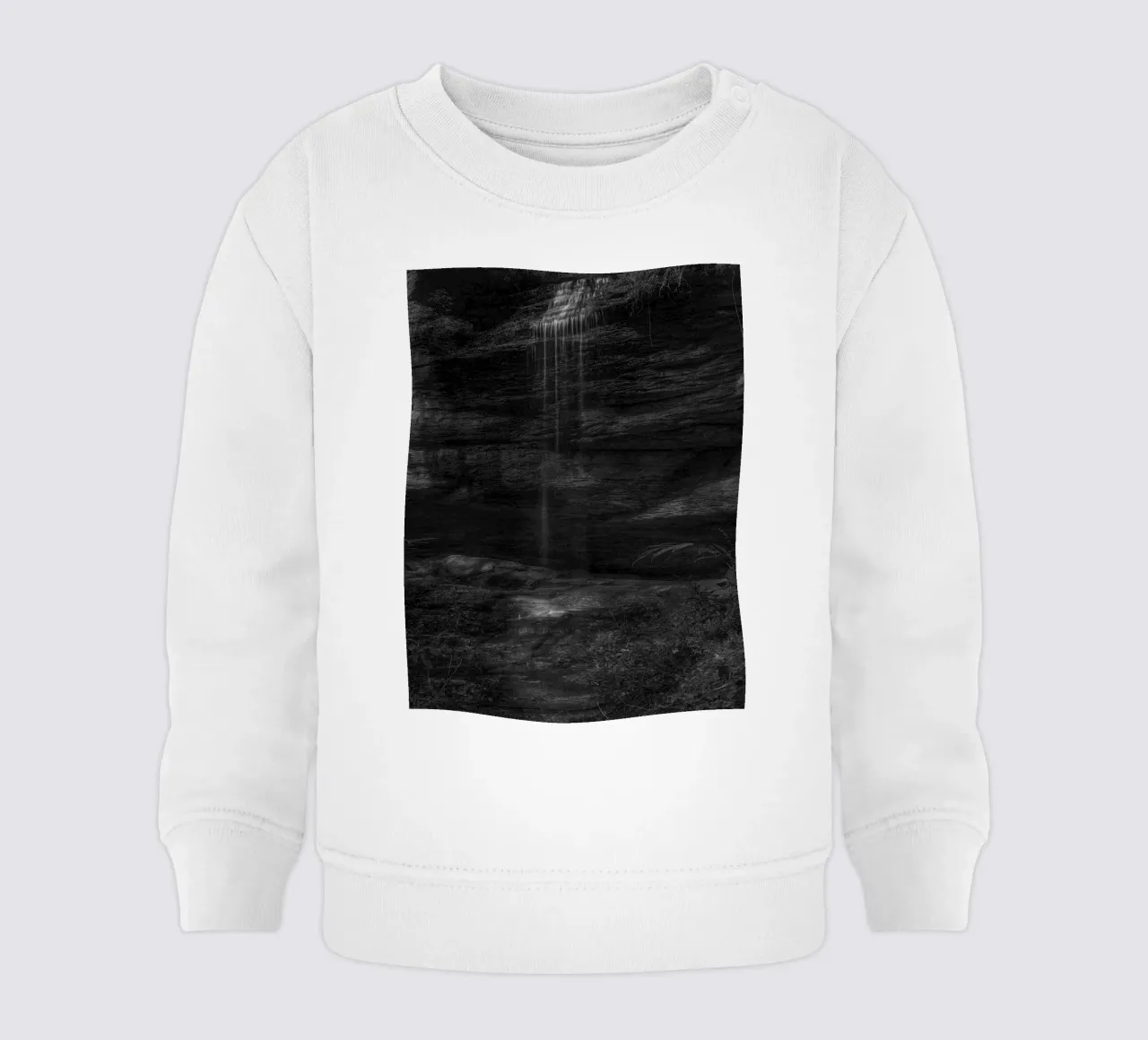 piccola cascata sulla roccia felpa neonato da BlogSawoo