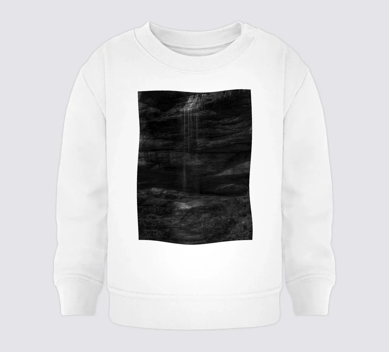 piccola cascata sulla roccia felpa neonato da BlogSawoo