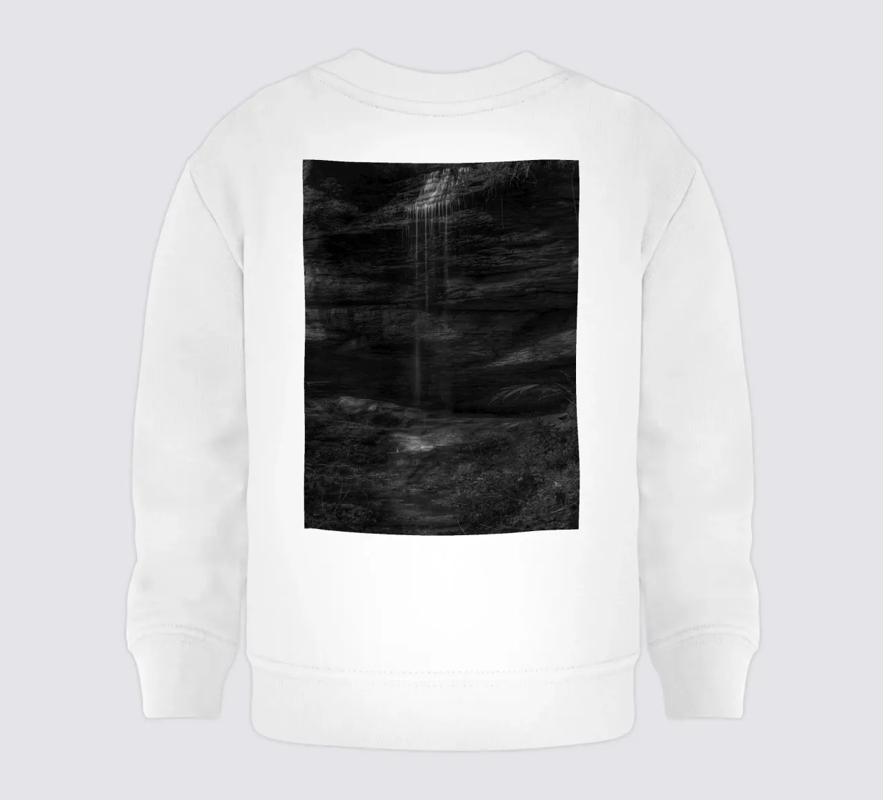 piccola cascata sulla roccia felpa neonato da BlogSawoo