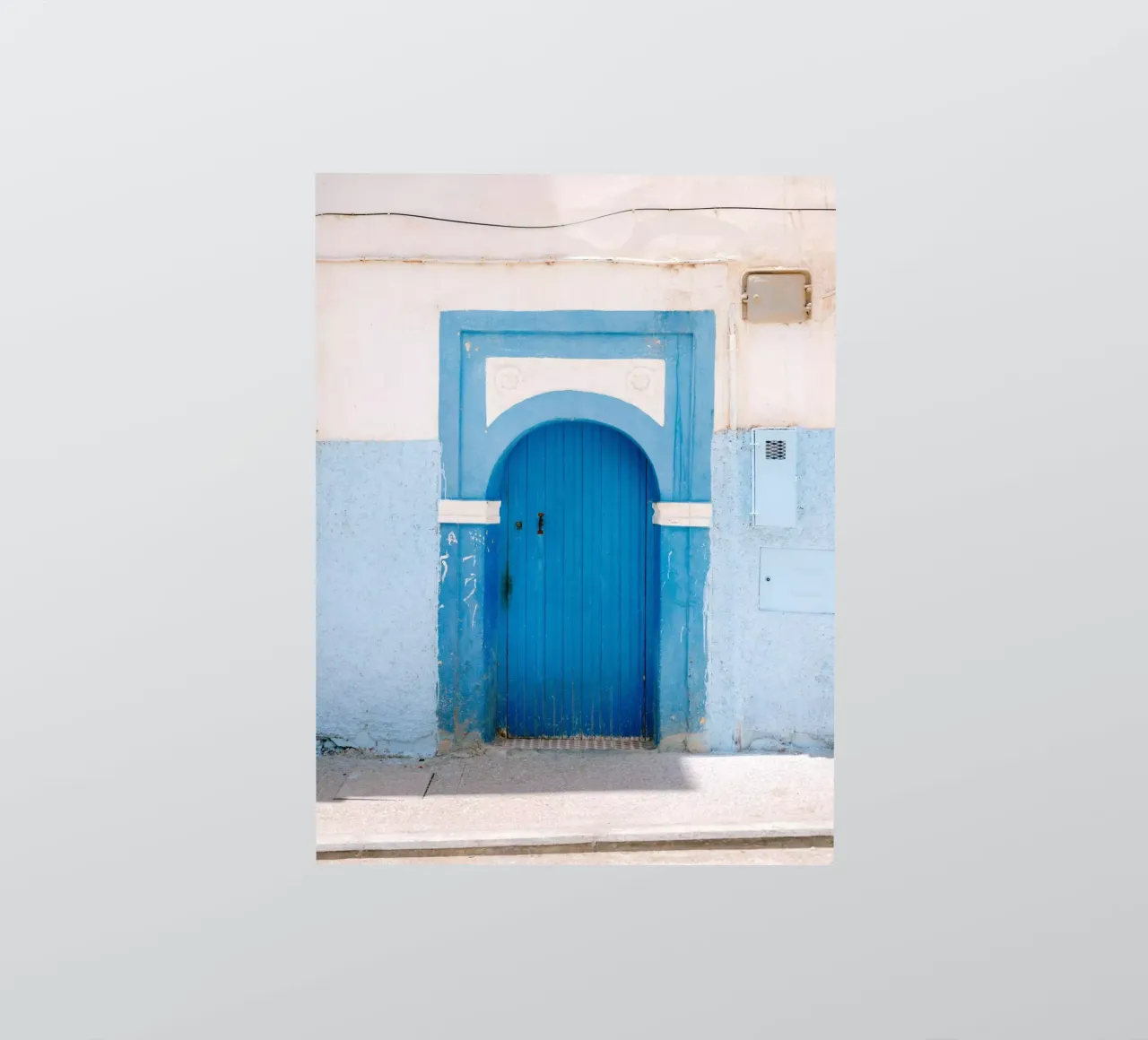 Taghazout Door - Morocco Travel Photography sticker by Raisa Zwart Photography