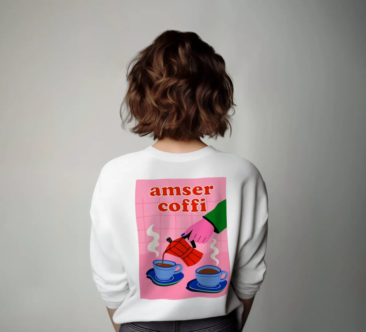 amser coffi felpa da Rawghenee