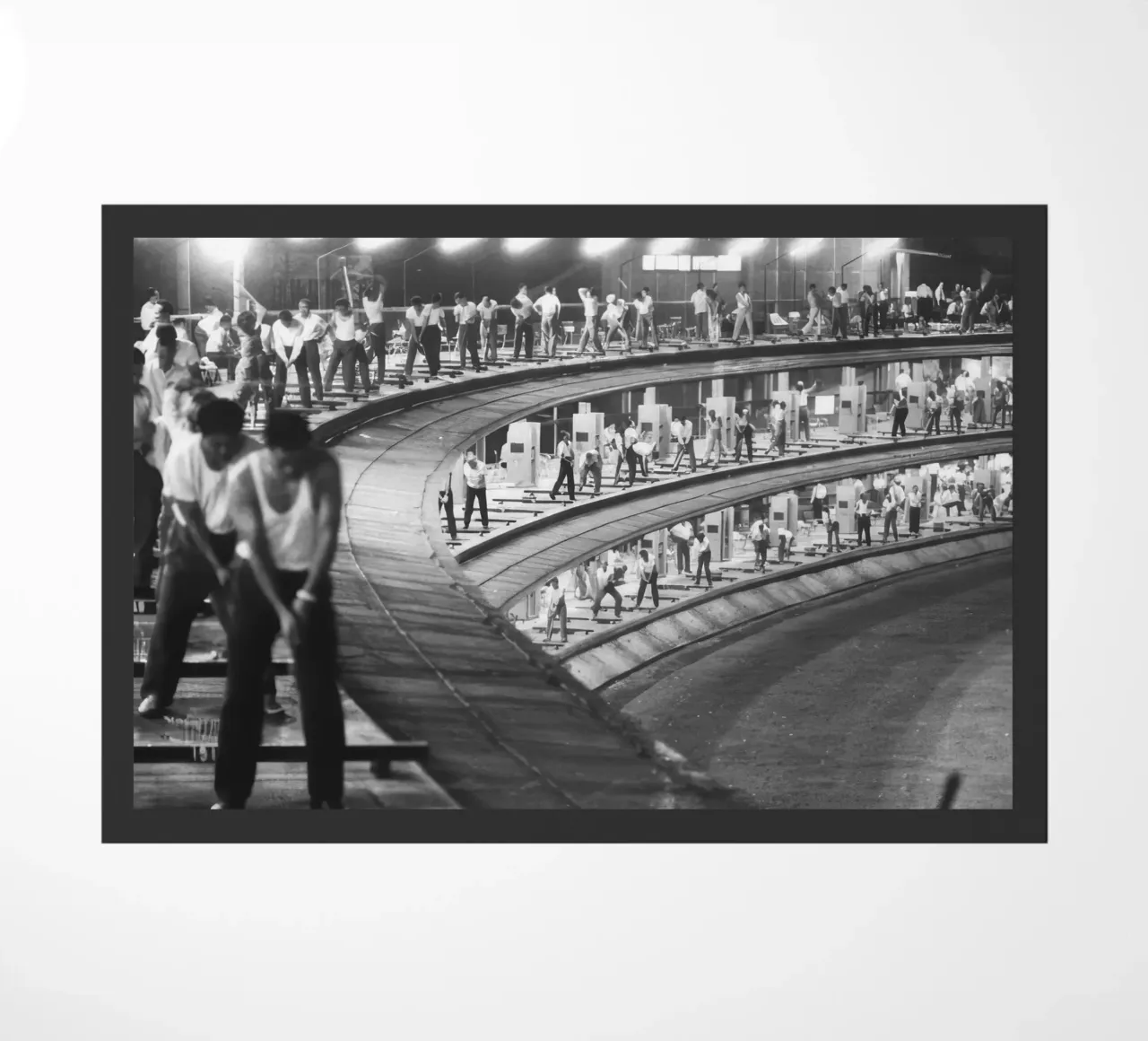 Campo pratica a 3 livelli in Giappone zerbino da BLACK WITH WHITE