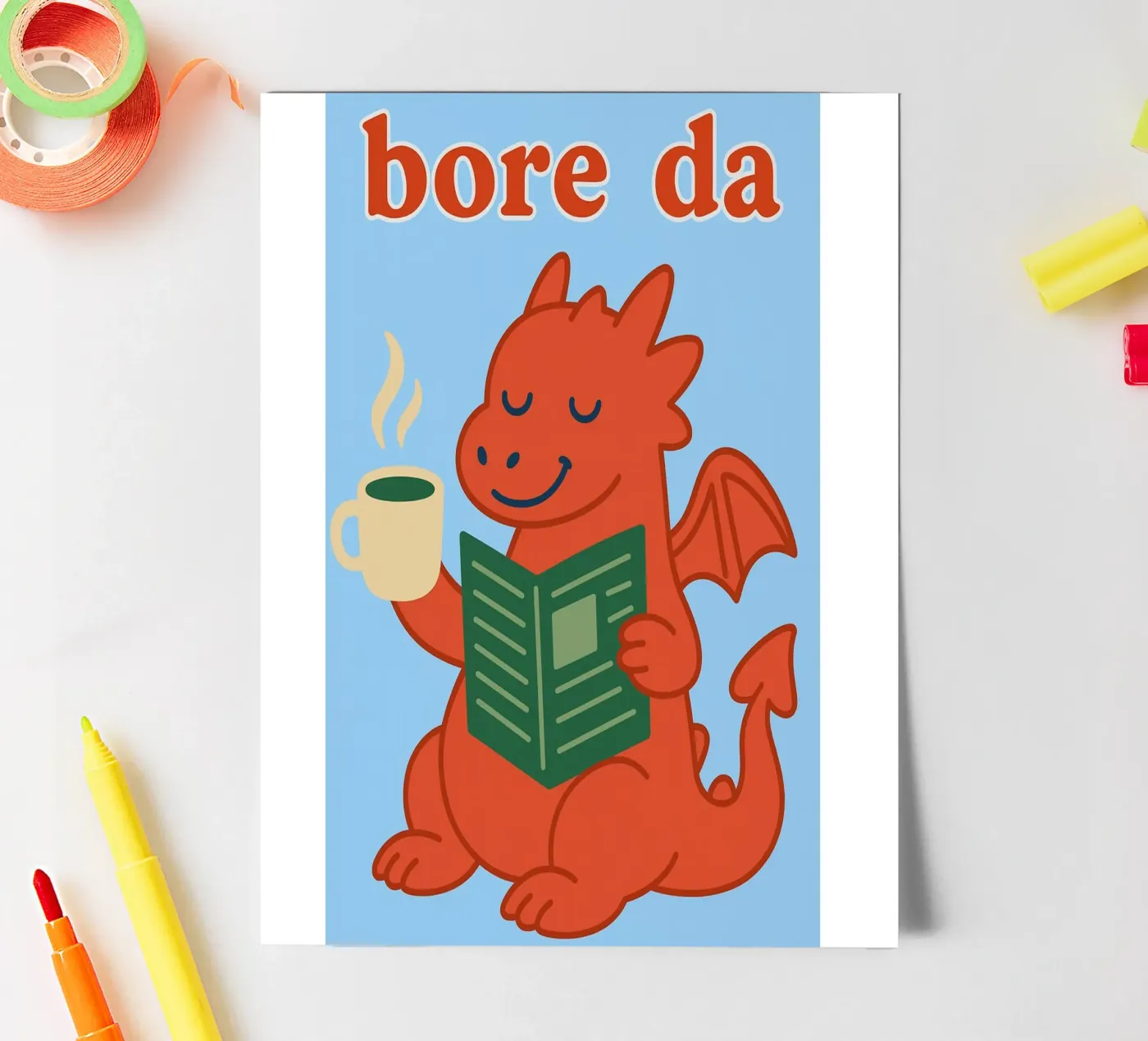 bore by sticker sheet by Rawghenee