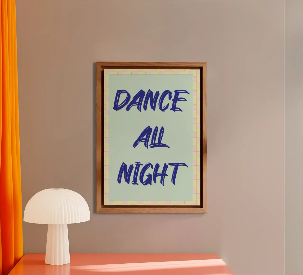 ballare tutta la notte alluminio dibond da Rawghenee