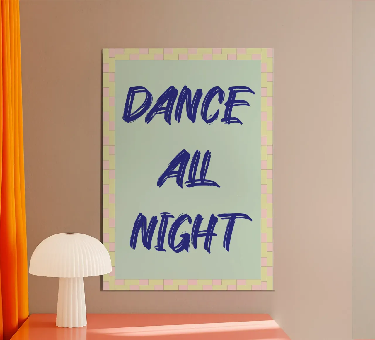 ballare tutta la notte alluminio dibond da Rawghenee